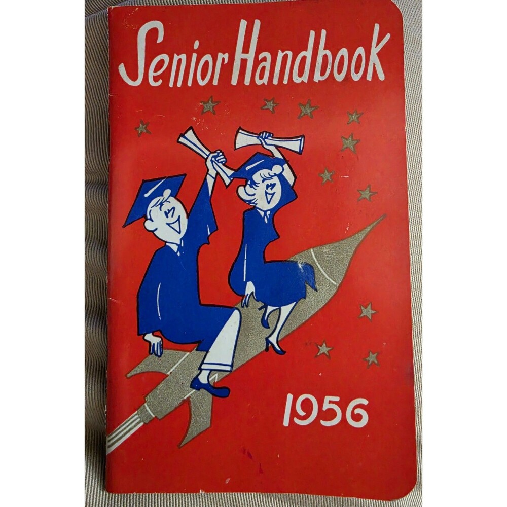 1956 Nebo High NC Senior Handbook Thomas Carter Nellie Fox Provenance Ephemera